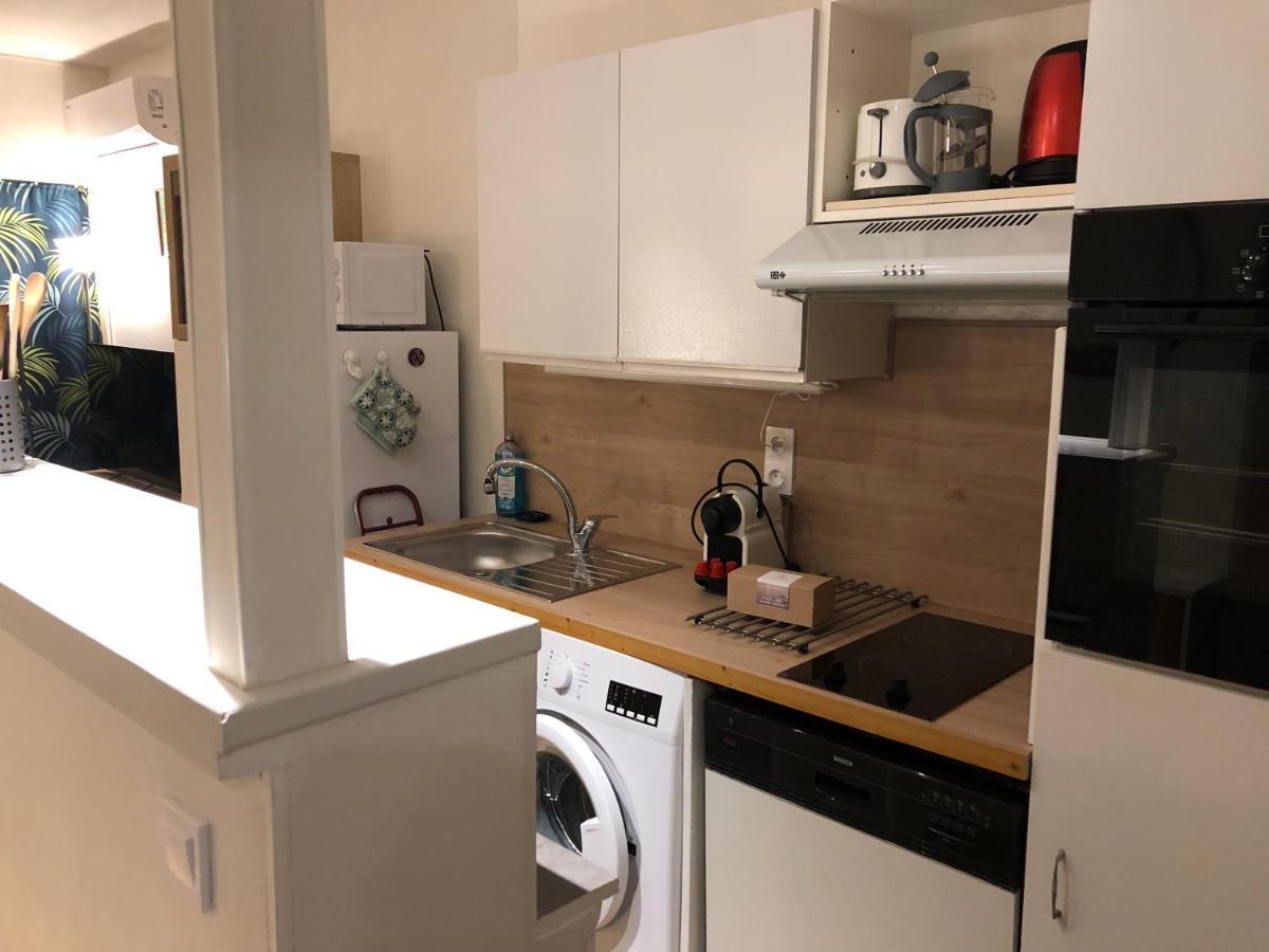 C037-Nice Studio With Garden And Parking - Near Beach Cannes Eksteriør bilde